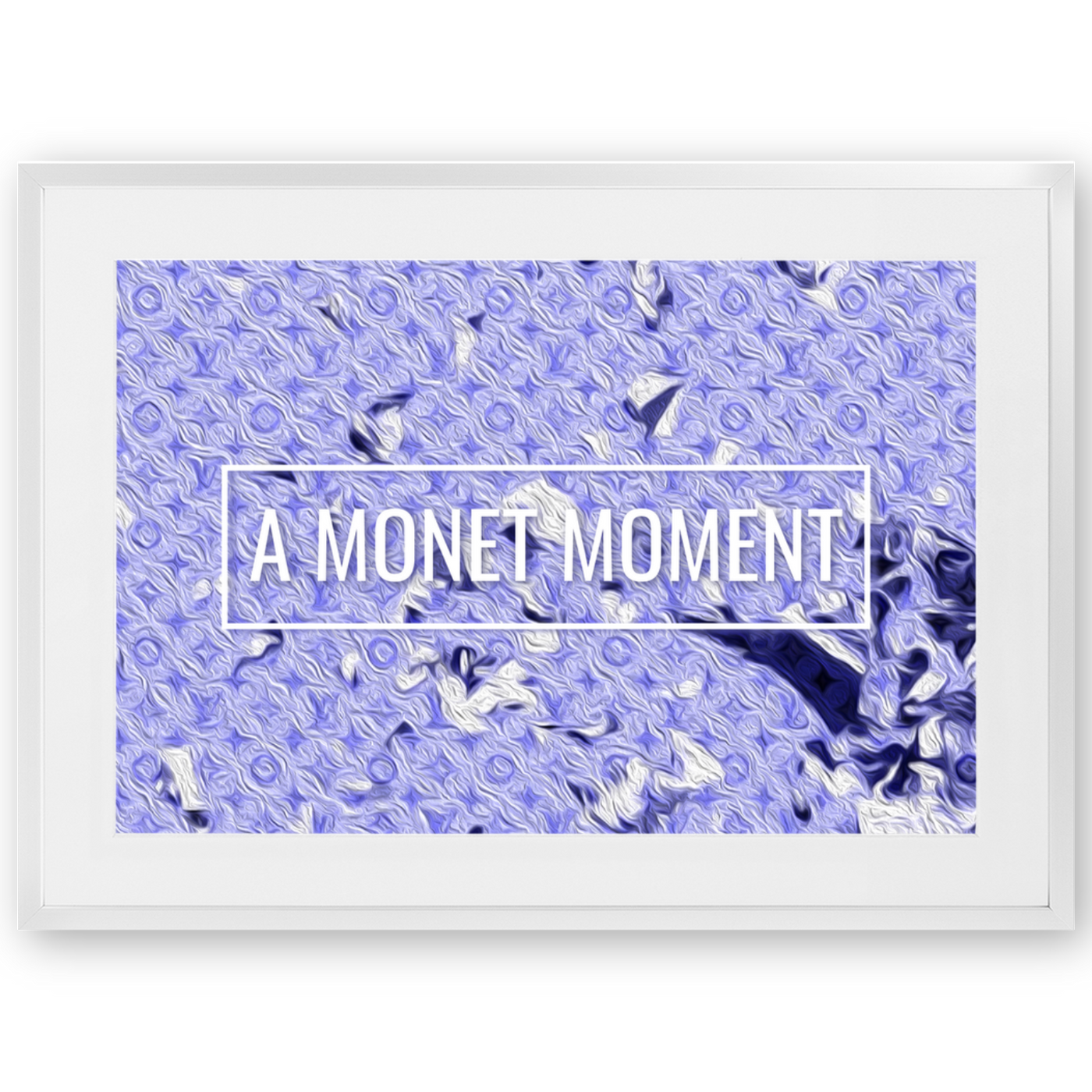 A Monet Moment Framed Print