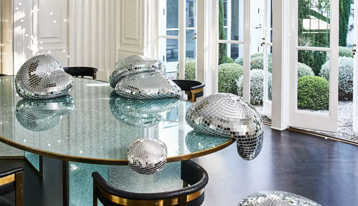 The Design World Can’t Get Enough Of This Groovy Decor Trend It’s disco time by ANNA BUCKMAN