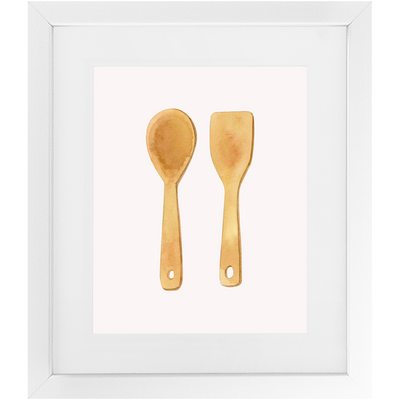 Wooden Spoon Framed Print