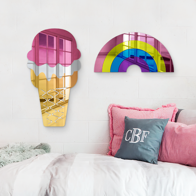 Wafer Cake Ice Cream Cone Mirror