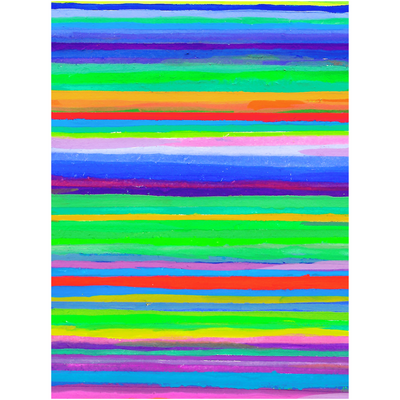 Capri Stripes Acrylic Wall Art