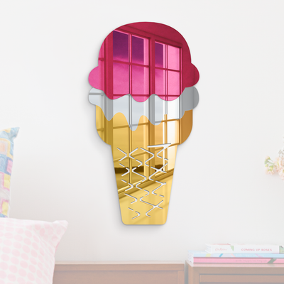 Wafer Cake Ice Cream Cone Mirror