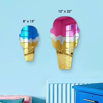 Wafer Cake Ice Cream Cone Mirror