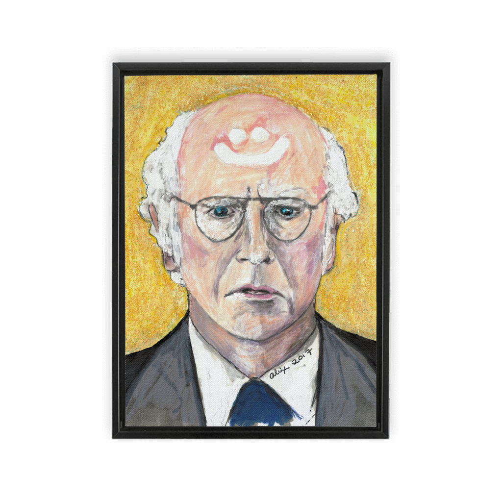 Smiley Face | Larry David Framed Wall Art