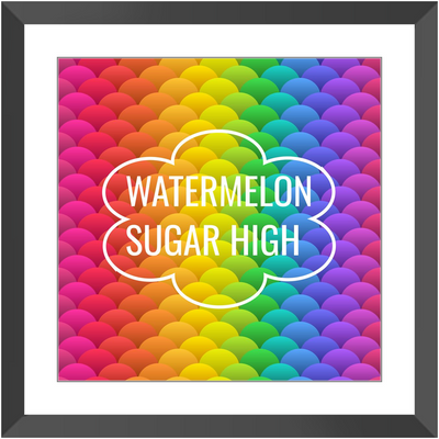 Watermelon Sugar High Framed Print