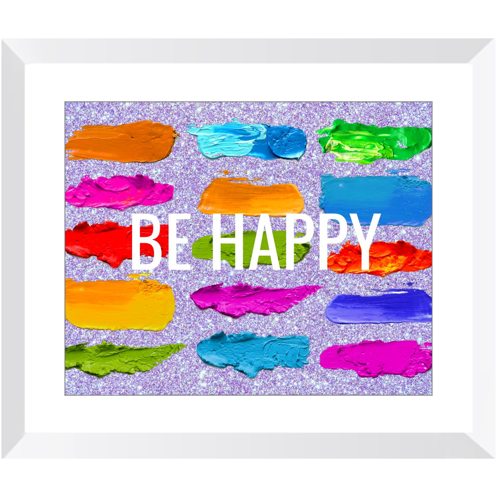 Be Happy Framed Print