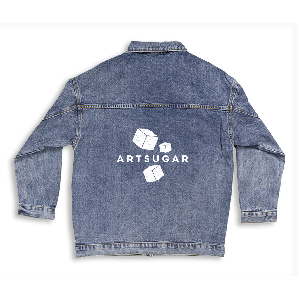 Sugar Cube Denim Jacket With ArtSugar Branding