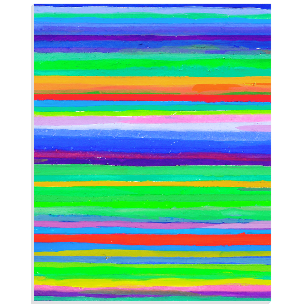 Capri Stripes Acrylic Wall Art