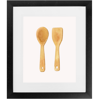 Wooden Spoon Framed Print