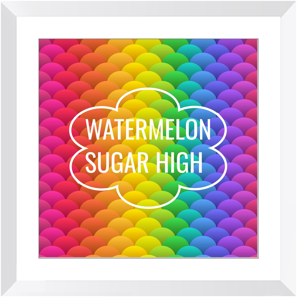 Watermelon Sugar High Framed Print