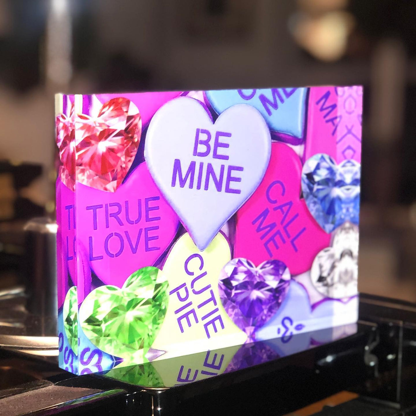 Be My Gem Acrylic Block/Bookend