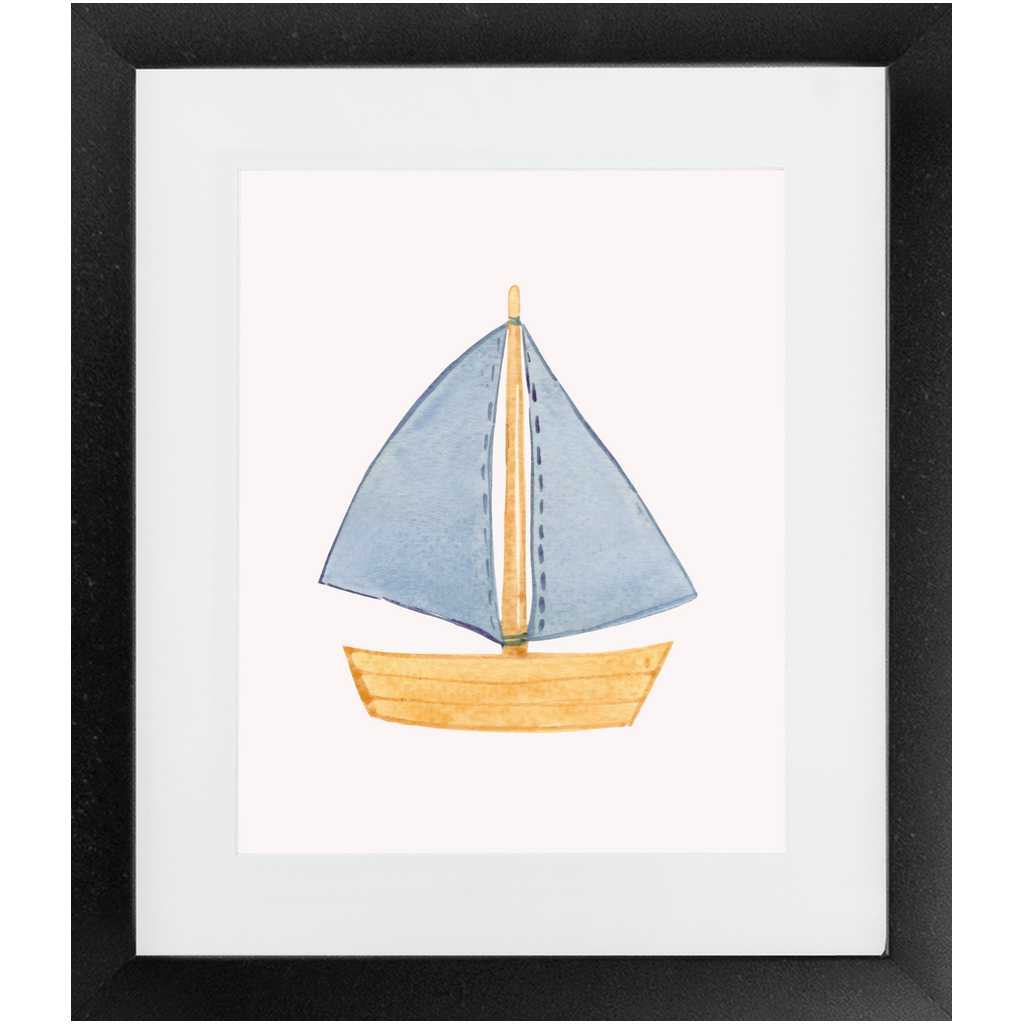 Sail Boat Framed Print