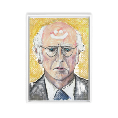 Smiley Face | Larry David Framed Wall Art