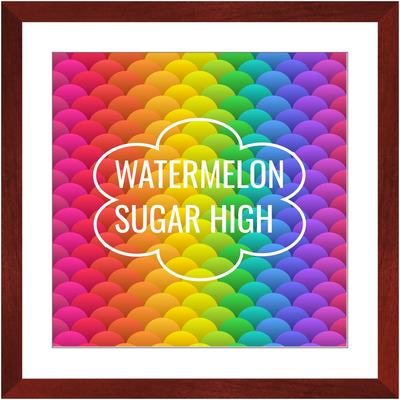 Watermelon Sugar High Framed Print