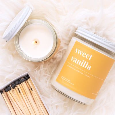 Sweet Vanilla Soy Candle - Standard