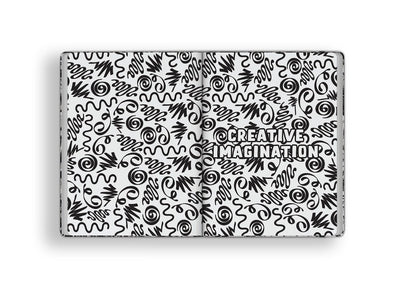 Coloring Book Vol 1 + Original Creative Thinking Journal + Pencil Set