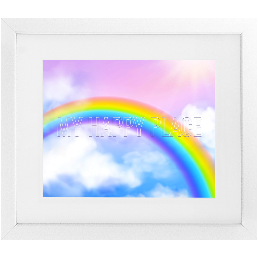 Follow The Rainbow Framed Print