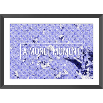 A Monet Moment Framed Print