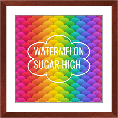 Watermelon Sugar High Framed Print