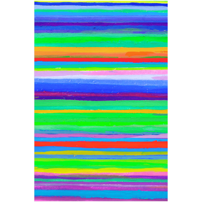 Capri Stripes Acrylic Wall Art