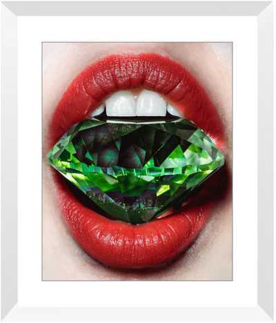 Shine Bright Like an Emerald Framed Print