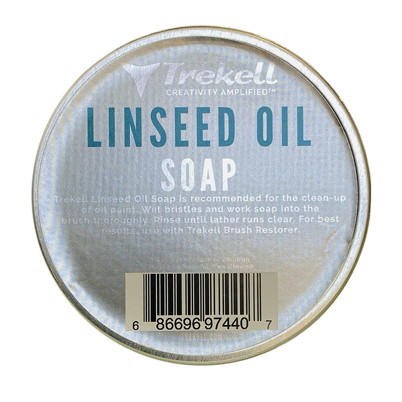 Trekell Linseed Oil Soap - Premium Cleaner for Oil Paint - 4oz