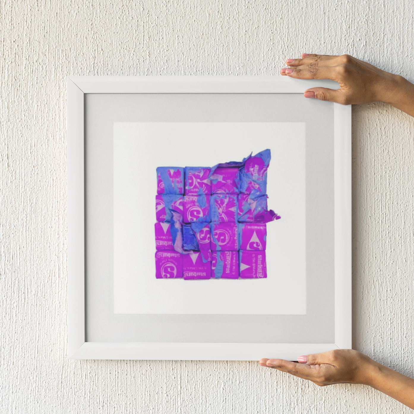 Polpis / Bright Purple Framed Print