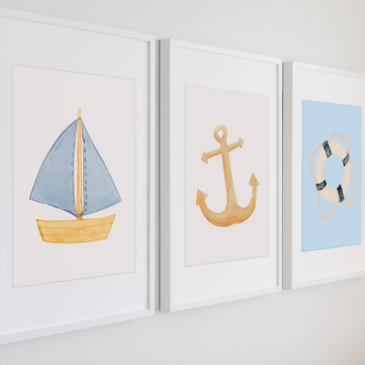 Sail Boat Framed Print