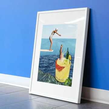 Dive In Spicy Marg (Framed)