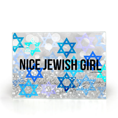 Nice Jewish Girl Cutting Board