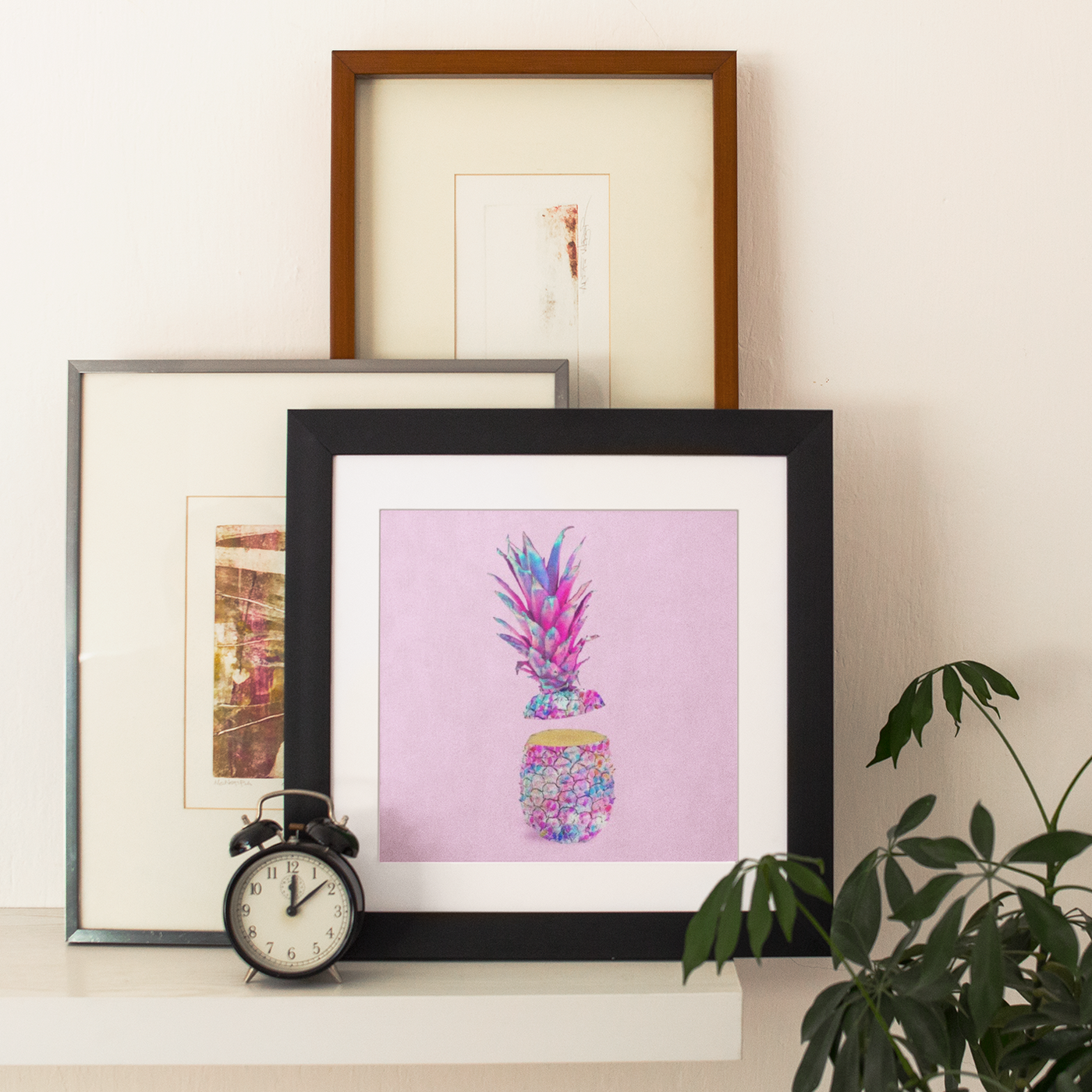 Unicorn Pineapple Framed Print