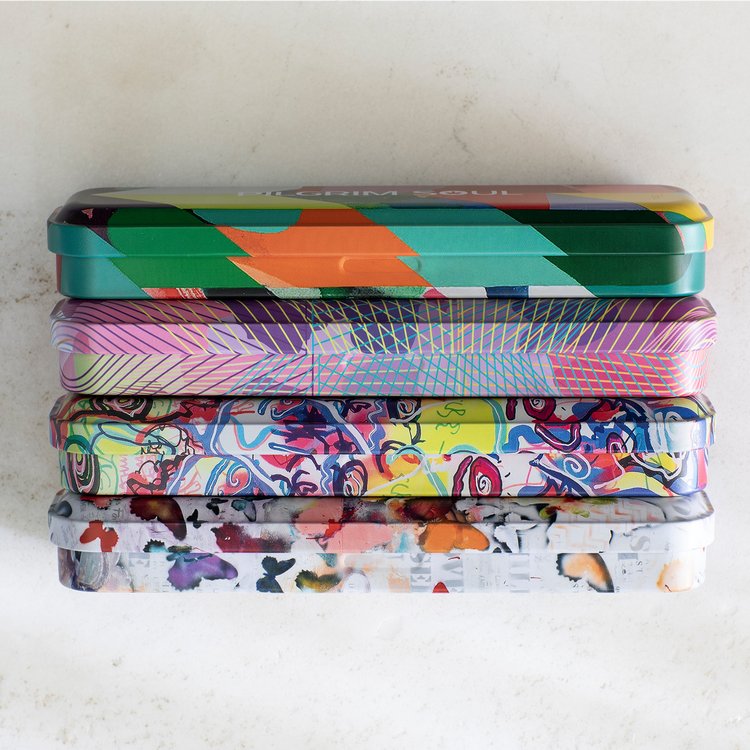 Stash Box Pencil Cases (Vape Tins): Female Street Artist Collection