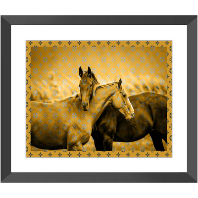 Designer Horses Framed Print