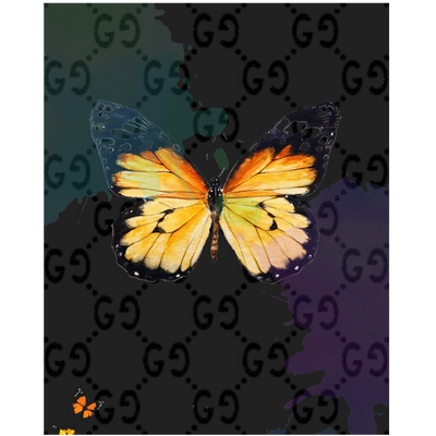 My Happy Place Butterfly Poster