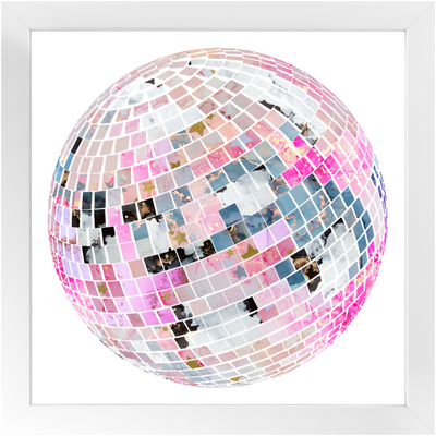 Disco Ball Framed Print