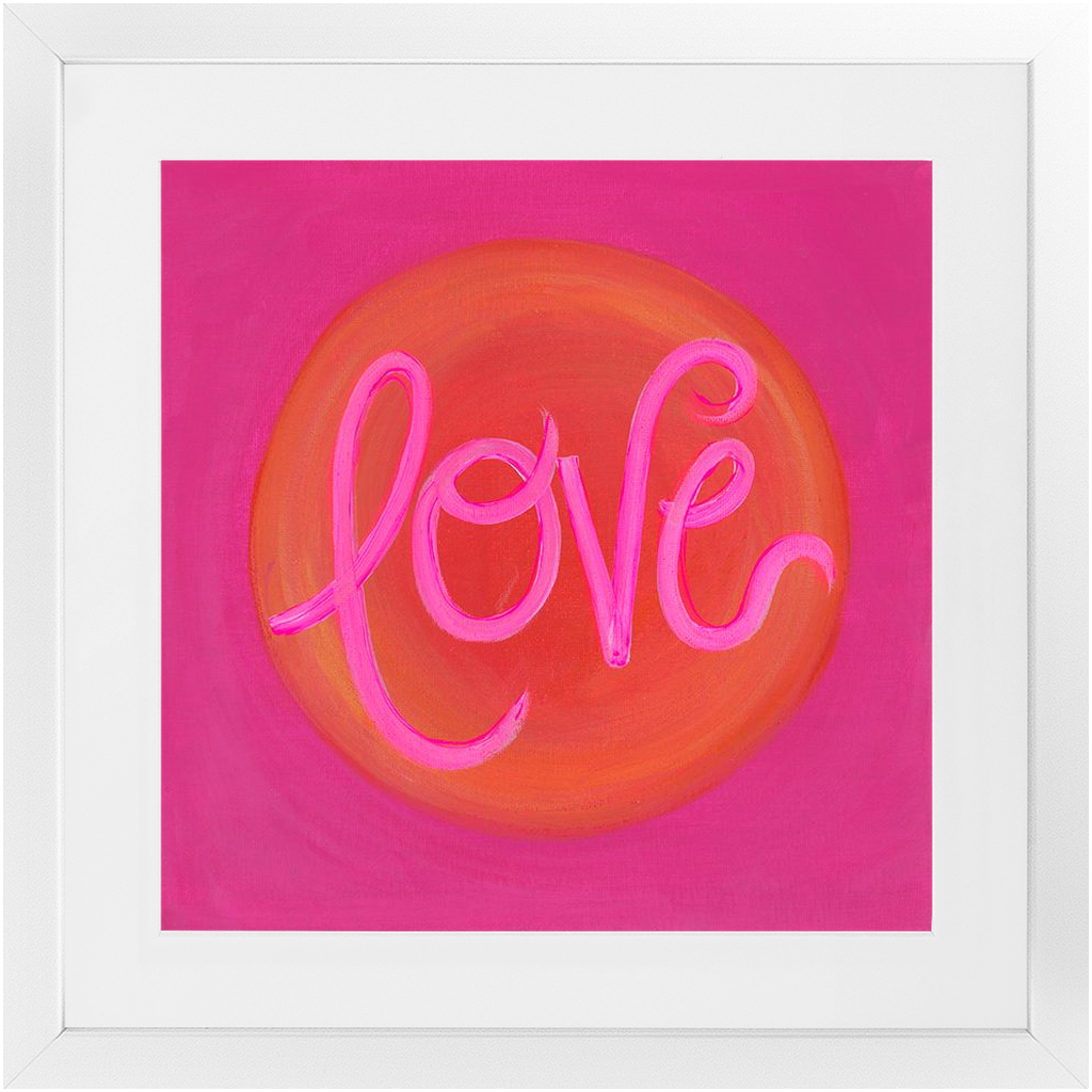 Circle of Love Framed Print