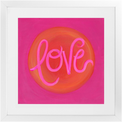 Circle of Love Framed Print