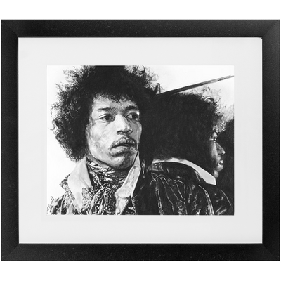 Jimi Hendrix Framed Print - ArtSugar