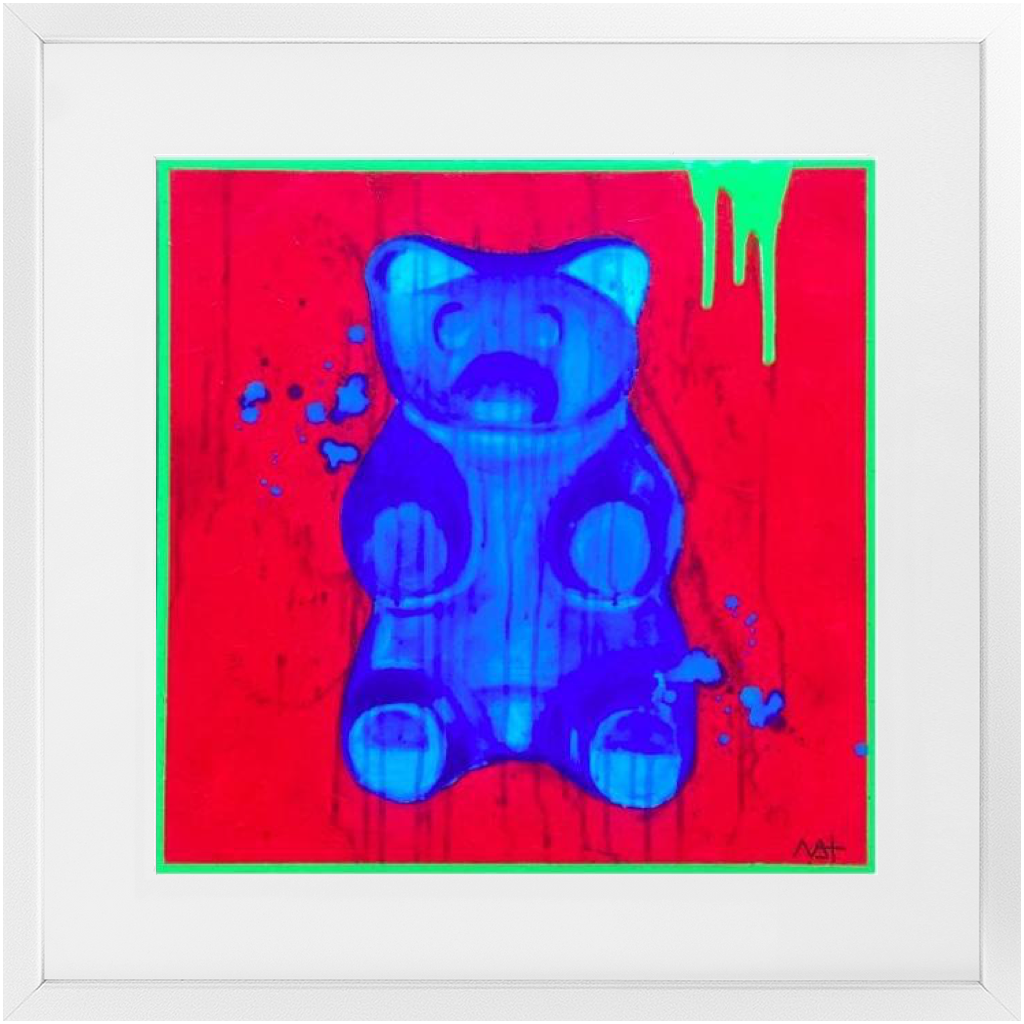 Bluebeary Framed Print by Michael Turchin