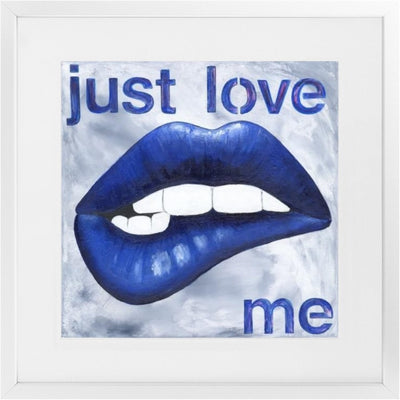 Just Love Me Framed Print