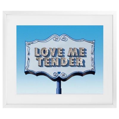 Love Me Tender Framed Print