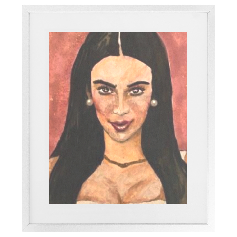 Kim Kardashian Framed Print