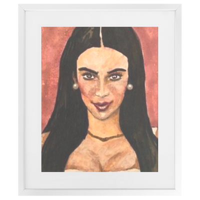 Kim Kardashian Framed Print