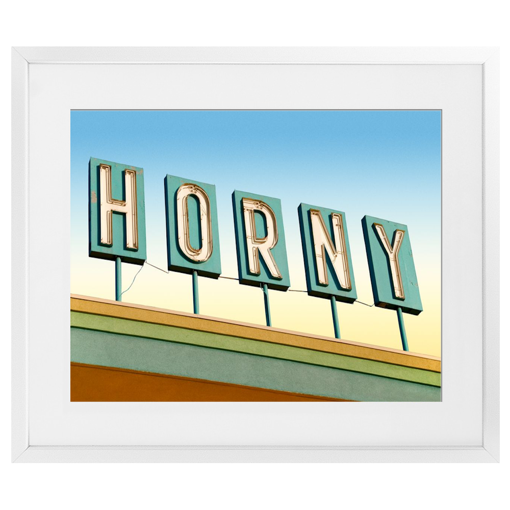 Horny Framed Print