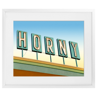 Horny Framed Print