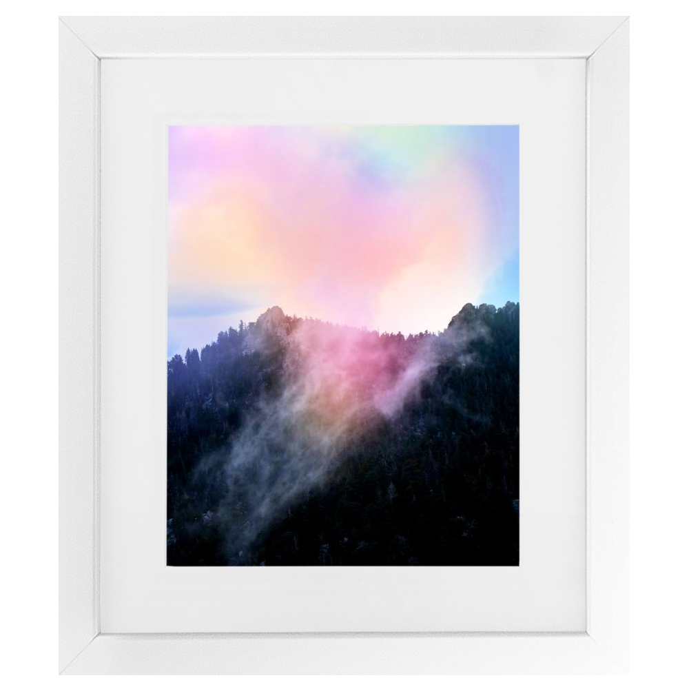 Mt. San Jacinto (Fog 1) Framed Prints - ArtSugar