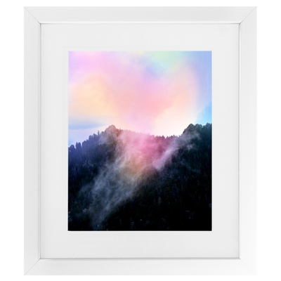 Mt. San Jacinto (Fog 1) Framed Prints - ArtSugar