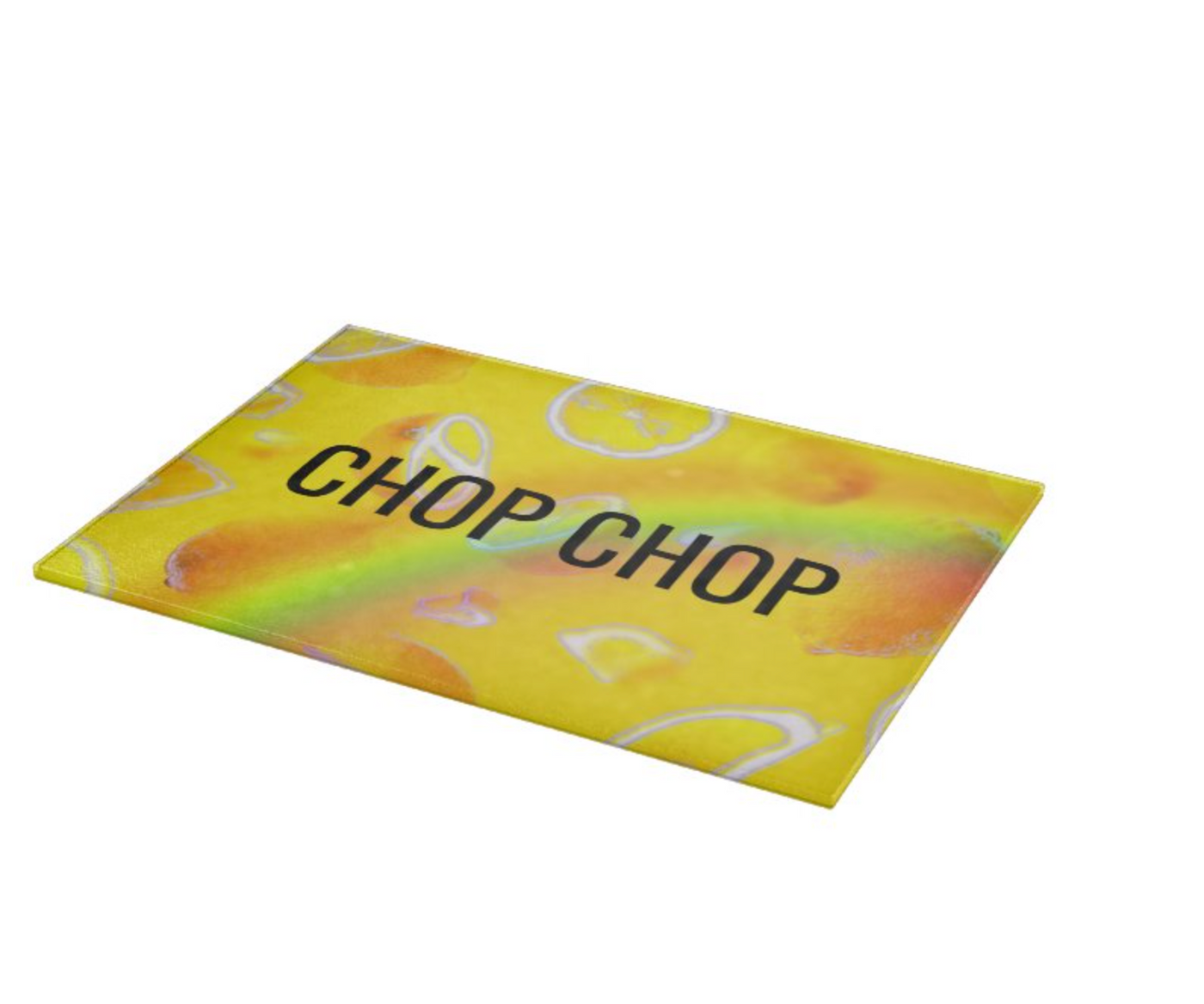 Chop Chop Lemon Cutting Board