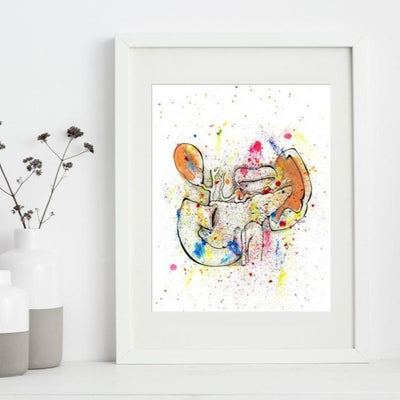 Anatomical Splatter Spleen Framed Print - ArtSugar