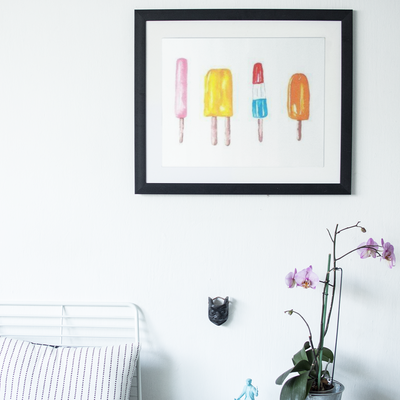 Popsicles Framed Print